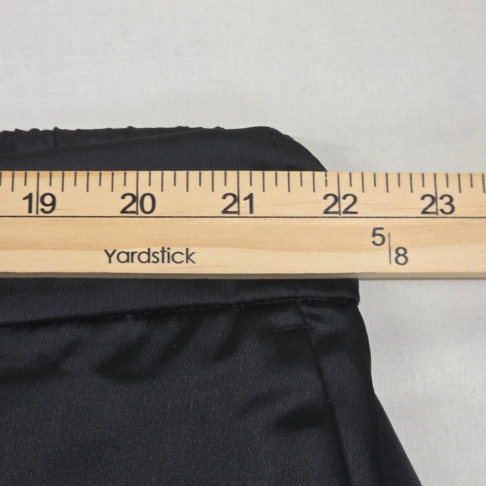 The Limited Women 3X Black Satin Wide Leg Dress Pants Elastic Back Waist H813 - Picture 6 of 7